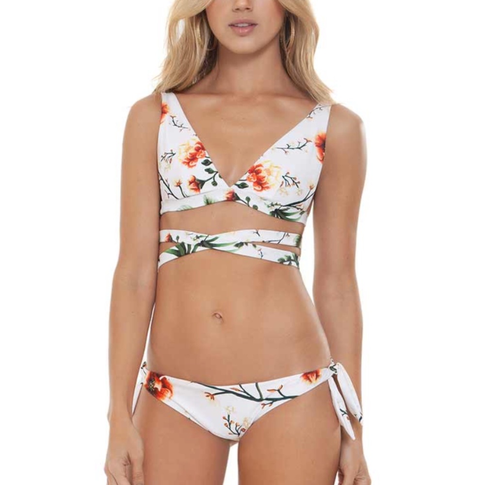 NWT Agua Bendita Pistacho Matilda Bikini Set